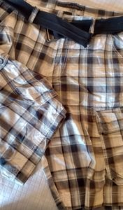 Size 34 Calvin Klien cargo shorts w/belt